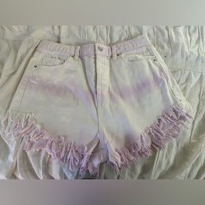 Old Navy Purple Dyed Shorts Size: small